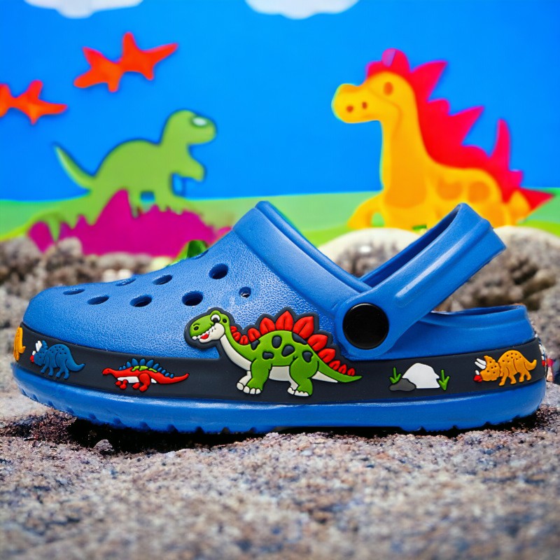 2-6y Kids Summer Boys Girls Sandals Flat Heel Cartoon Soft Bottom Beach Slippers Children Garden Shoes