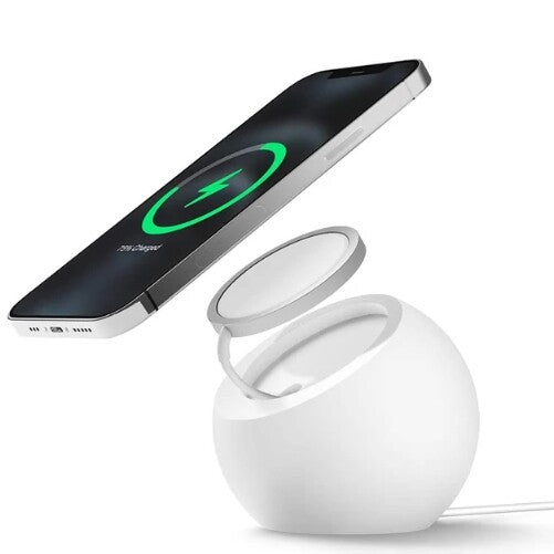 Magnetic Wireless Charger Stand Holder Mini Silicone Ball Shape Charging Dock Station Base